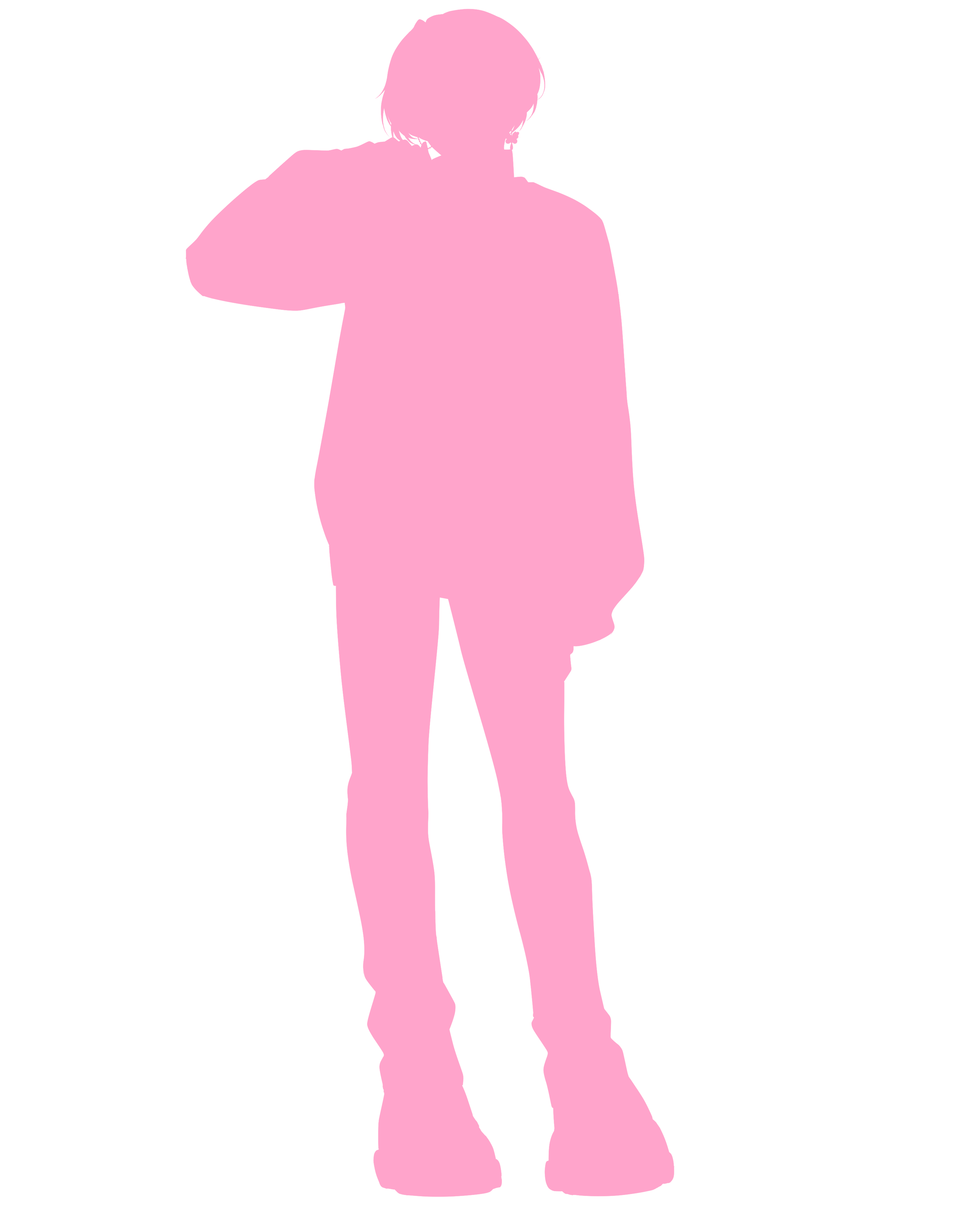 夜透遥 シルエット